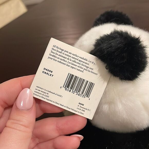 The Heritage Collection by GANZ Oakley the Panda Bear 2000 H4099 NWT Excellent … - Picture 13 of 13